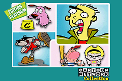 Gameboy Advance Video: Cartoon Network Collection title screen for GameBoy Advance
